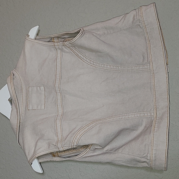 Women LC Lauren Conrad Light Jean Jacket S - Picture 2 of 6